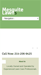 Mobile Screenshot of mesquitelawnservice.com